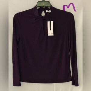 Nine West Deep Purple Blouse